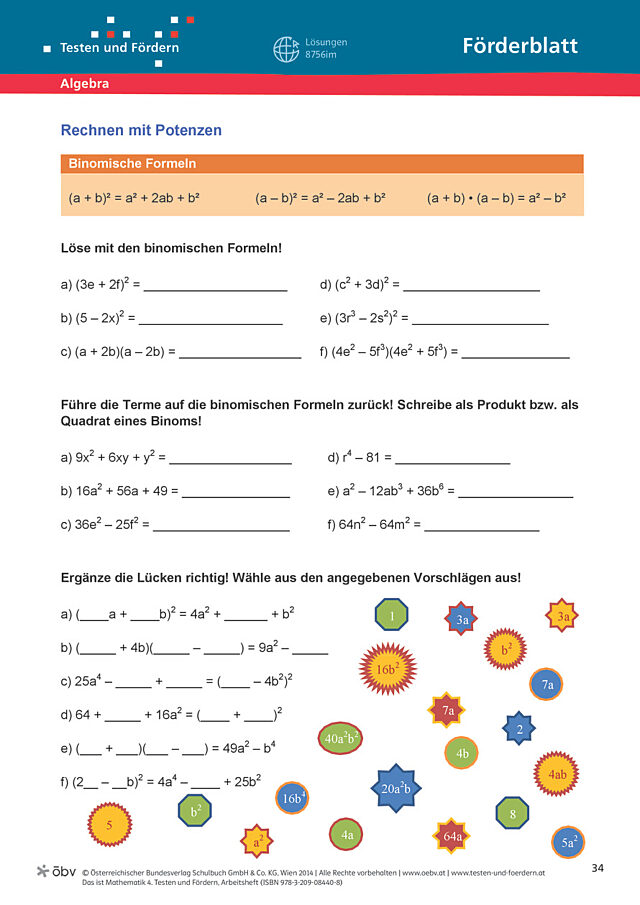 Rechnen mit Potenzen