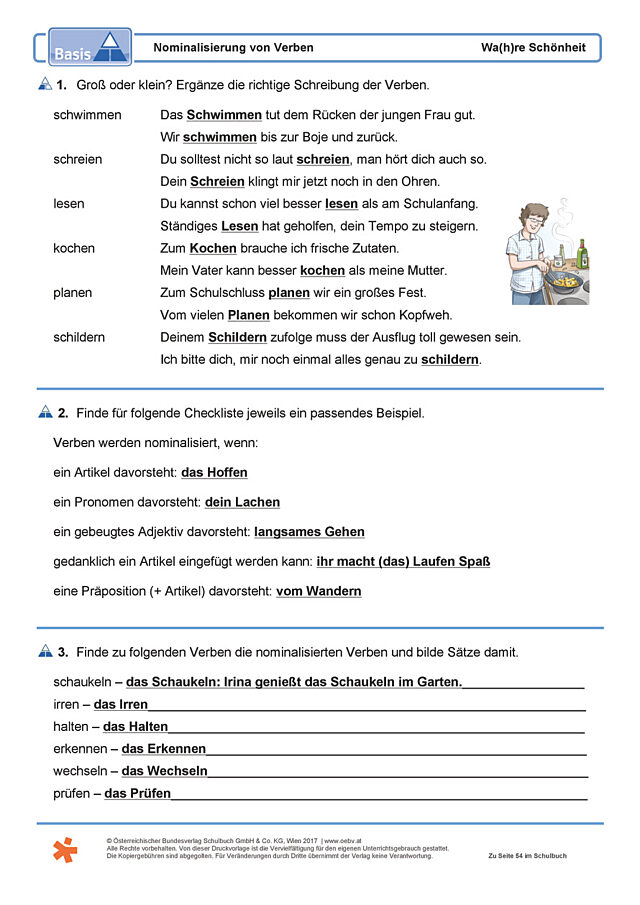 Nominalisierung von Verben