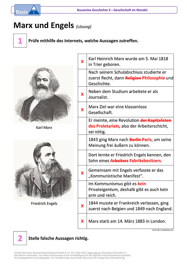 Marx und Engels