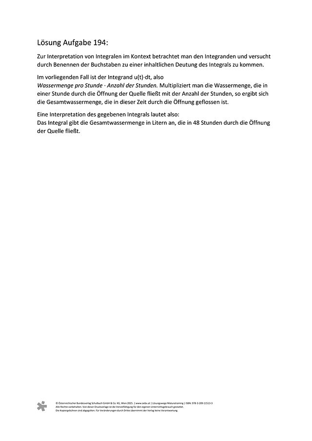 zu Aufgabe 194