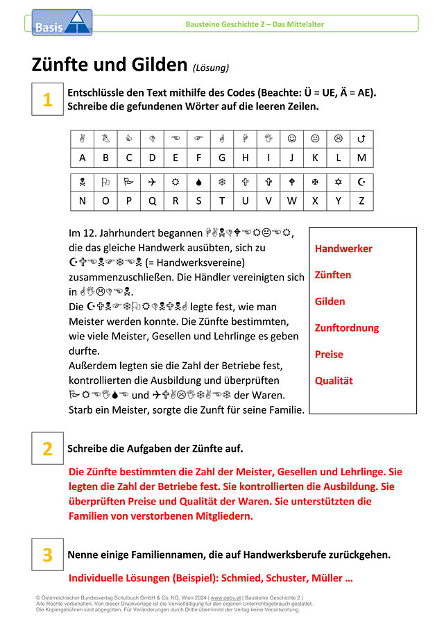 Zünfte und Gilden