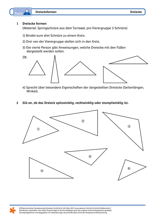 Dreiecksformen