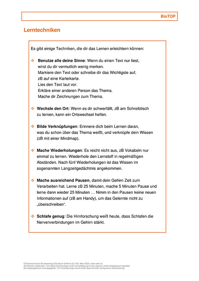 Lerntechniken