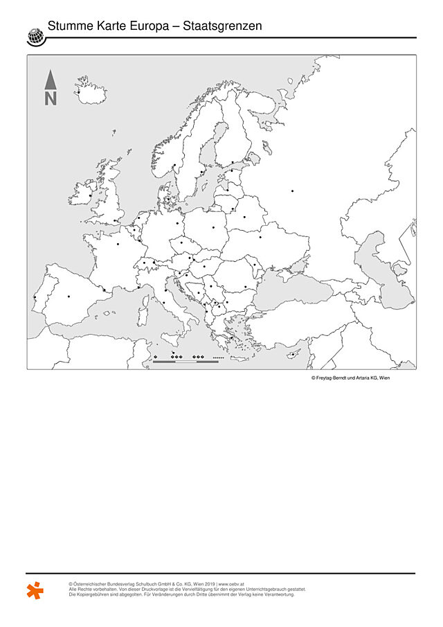 Europa - Staatsgrenzen