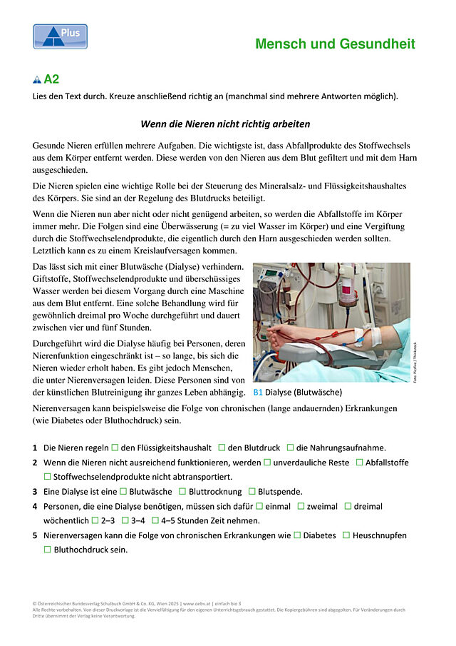 Ausscheidungssystem