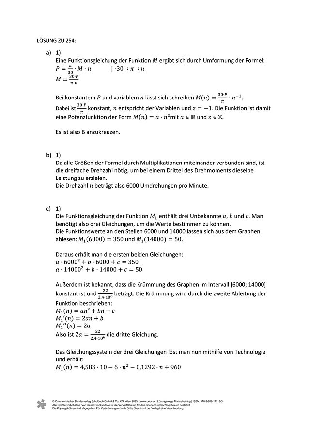 zu Aufgabe 254