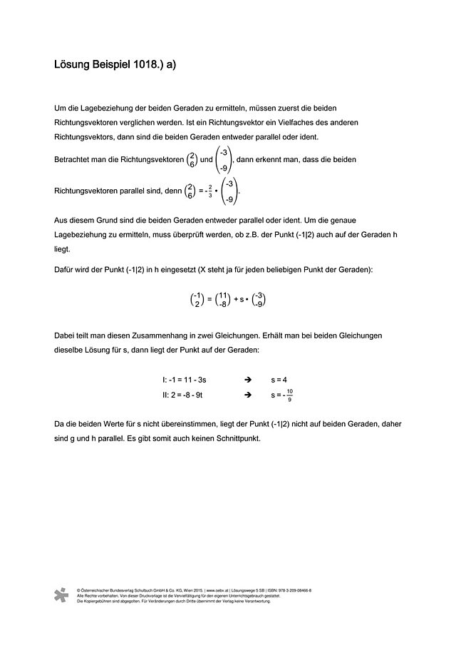 Beispiel 1018 a