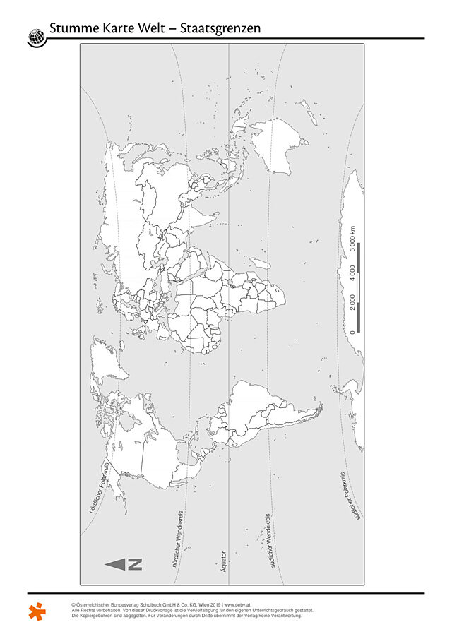 Welt - Staatsgrenzen