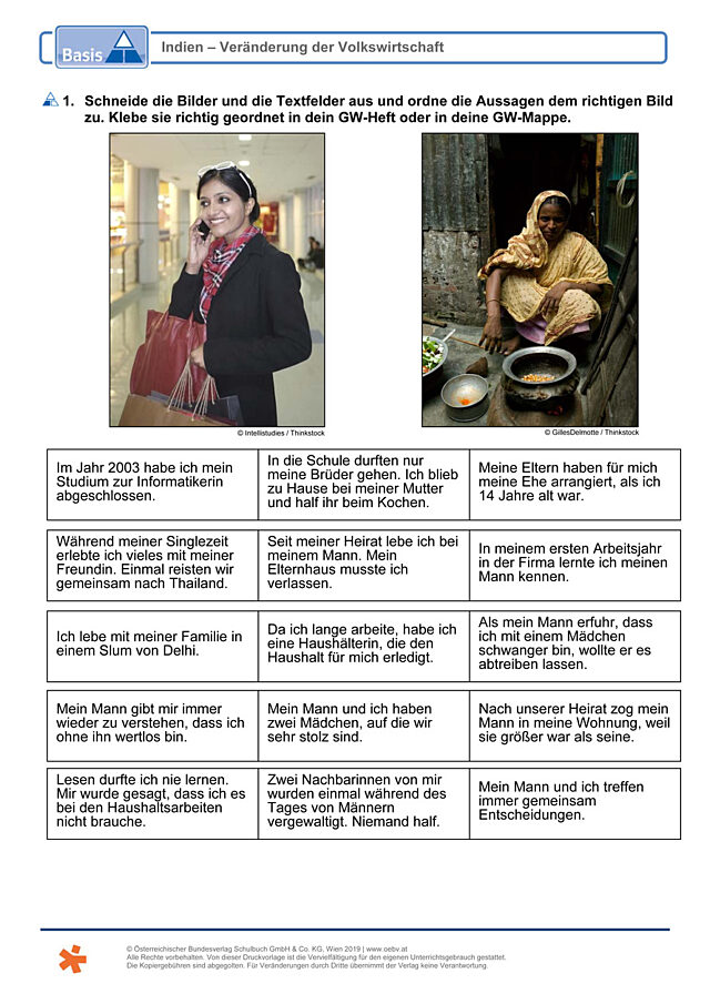 Indien - Veränderung der Volkswirtschaft