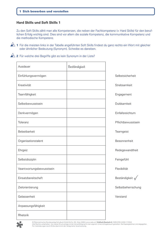 Hard Skills und Soft Skills 1