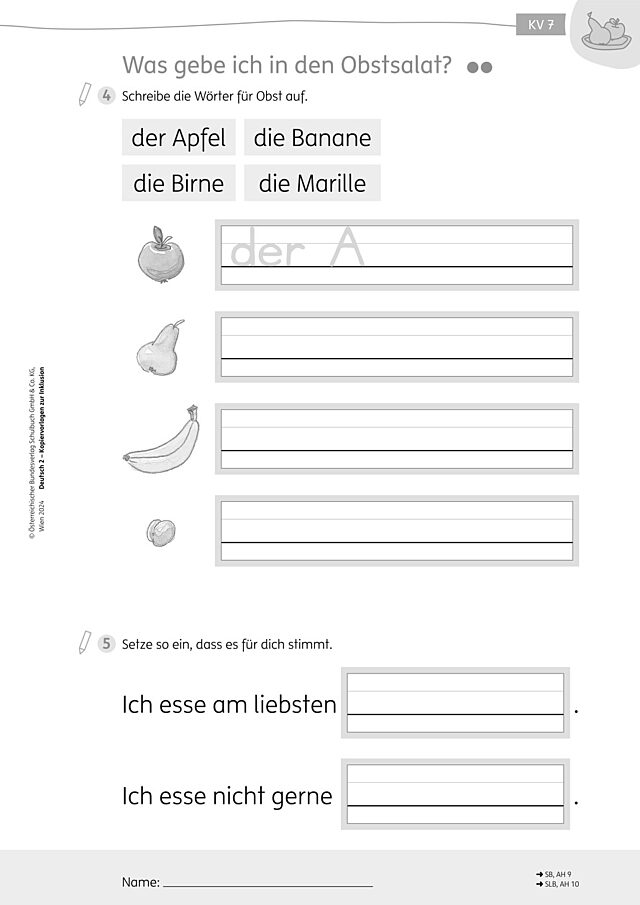 Was gebe ich in den Obstsalat? 2