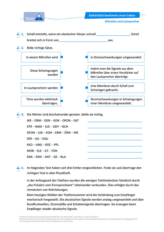 Mikrofon und Lautsprecher