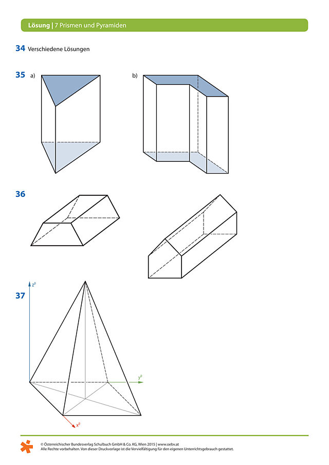 Prismen und Pyramiden