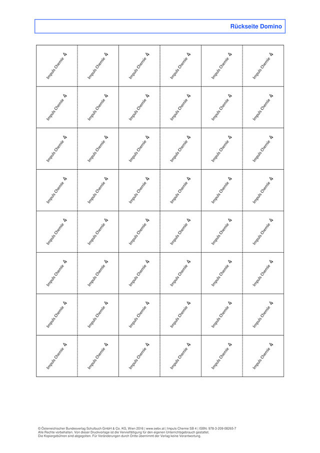 Rückseite Domino