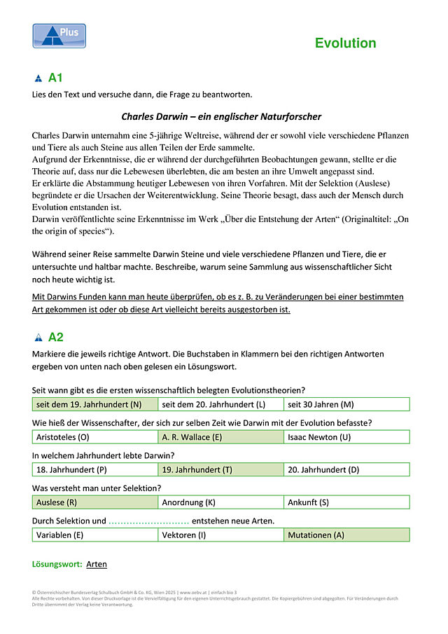 Charles Darwin - ein englischer Naturforscher