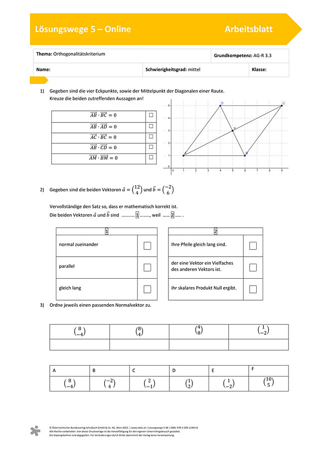 Orthogonalitätskriterium