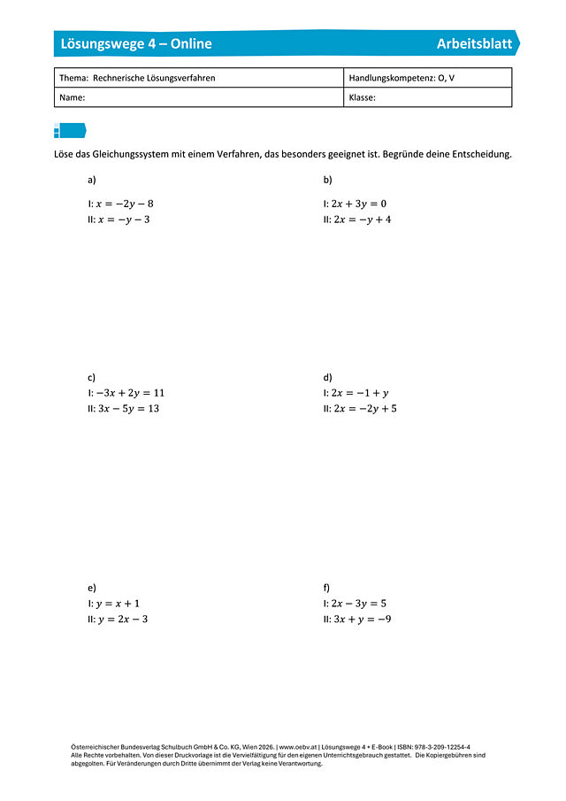 Rechnerisches Lösungsverfahren 2
