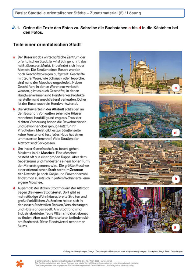 Orientalische Städte