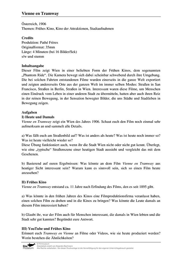 Material zu "Tramway en Vienne"