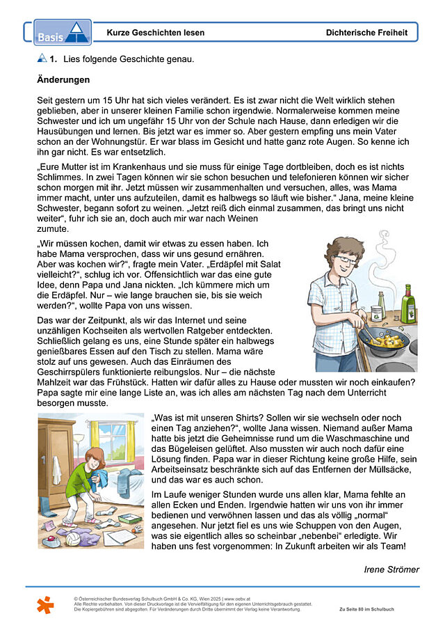 Kurze Geschichten lesen