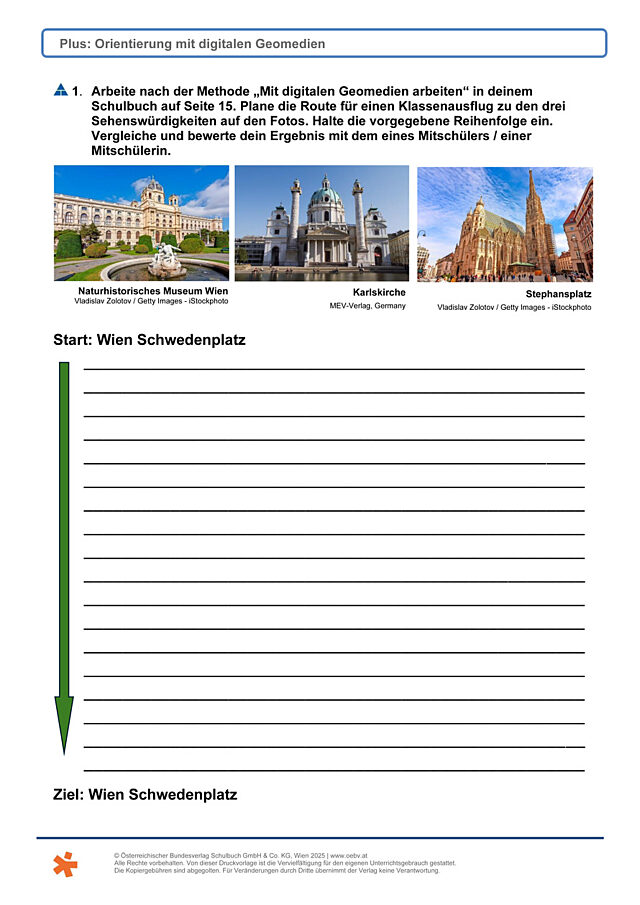 Orientierung mit Geomedien