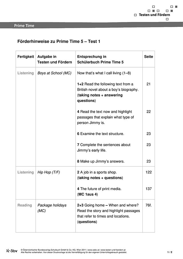 Test 1 Förderhinweise