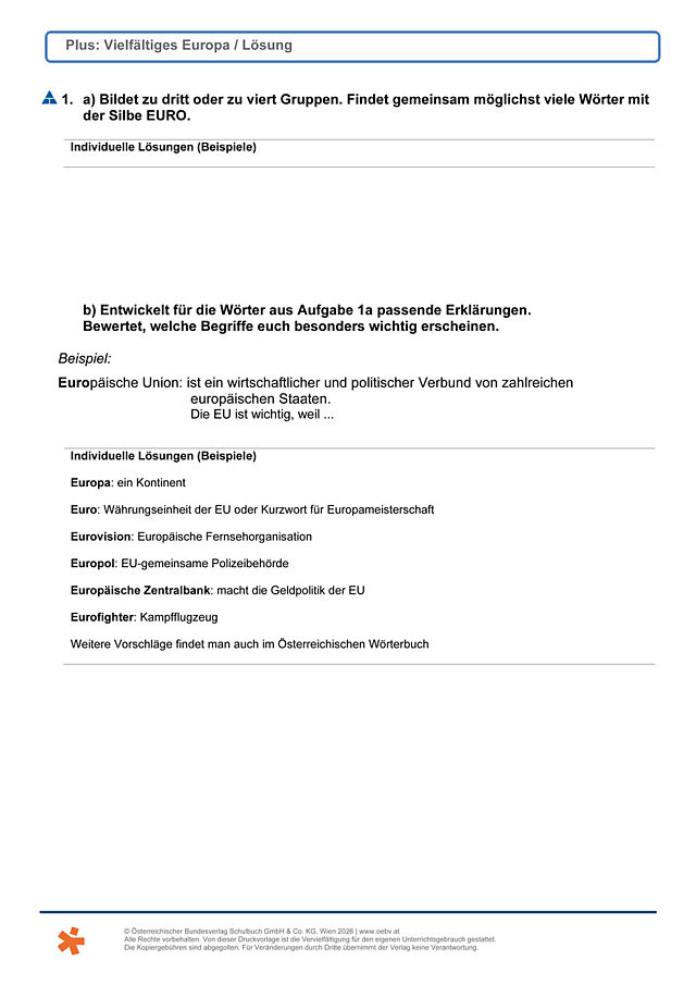 Vielfältiges Europa