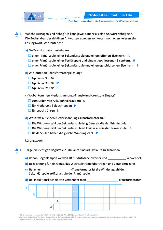 Der Transformator – ein Umwandler für Wechselströme