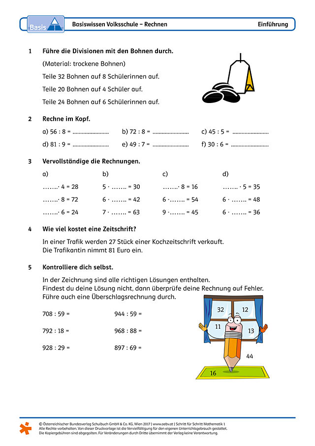 Basiswissen Volksschule - Rechnen