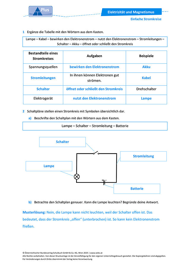 Einfache Stromkreise
