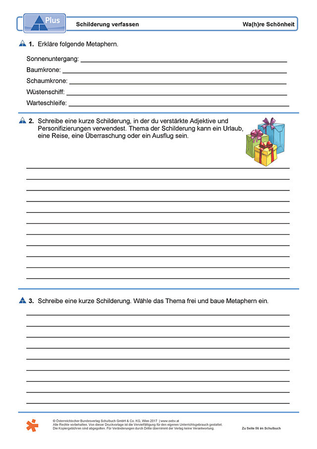 Schilderung verfassen