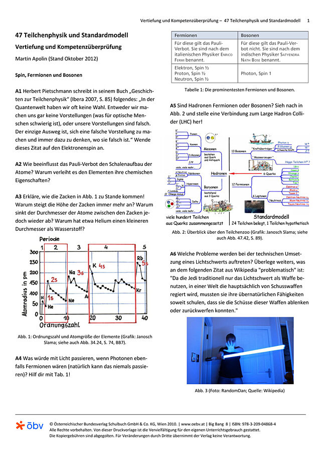Teilchenphysik und Standardmodell