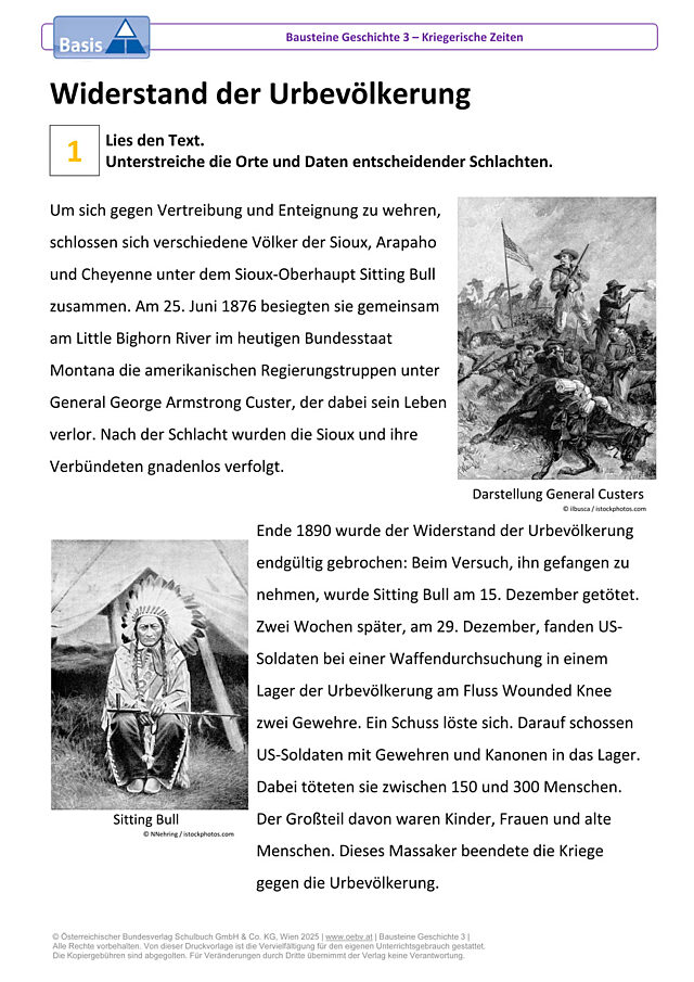 Widerstand der Urbevölkerung