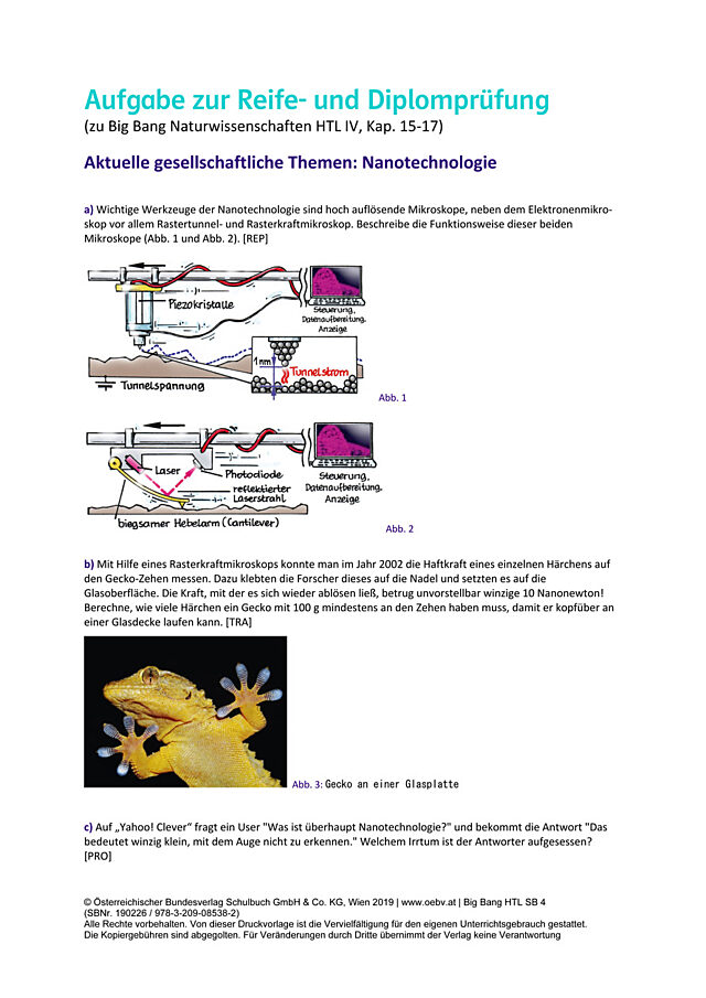 Aktuelle gesellschaftliche Themen: Nanotechnologie