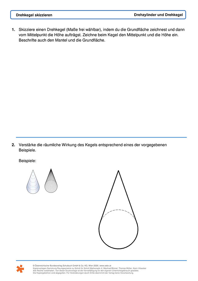 Drehkegel skizzieren
