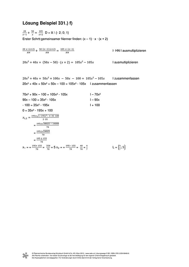 Beispiel 331 f