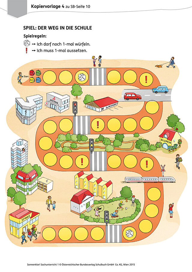Spiel: Der Weg in die Schule