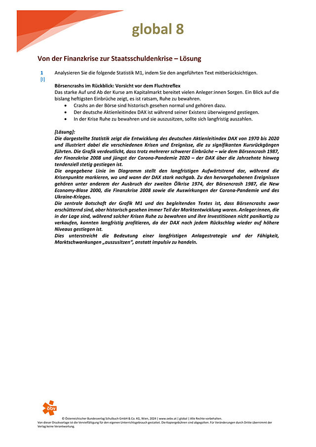 Von der Finanzkrise zur Staatsschuldenkrise