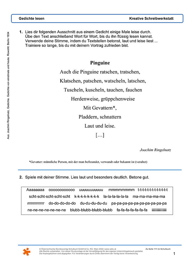 Gedichte lesen