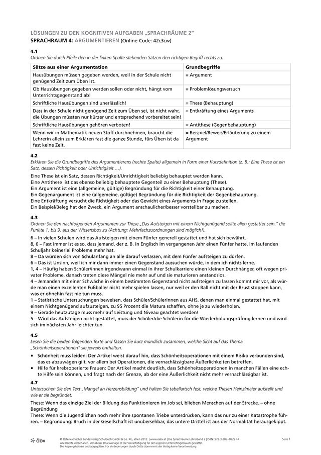 Argumentieren