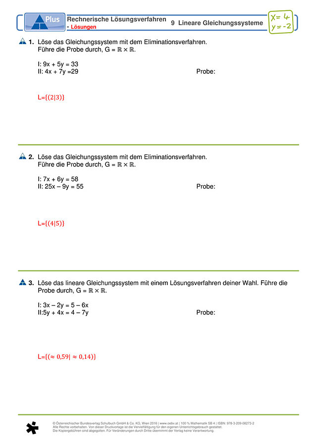 Rechnerische Lösungsverfahren