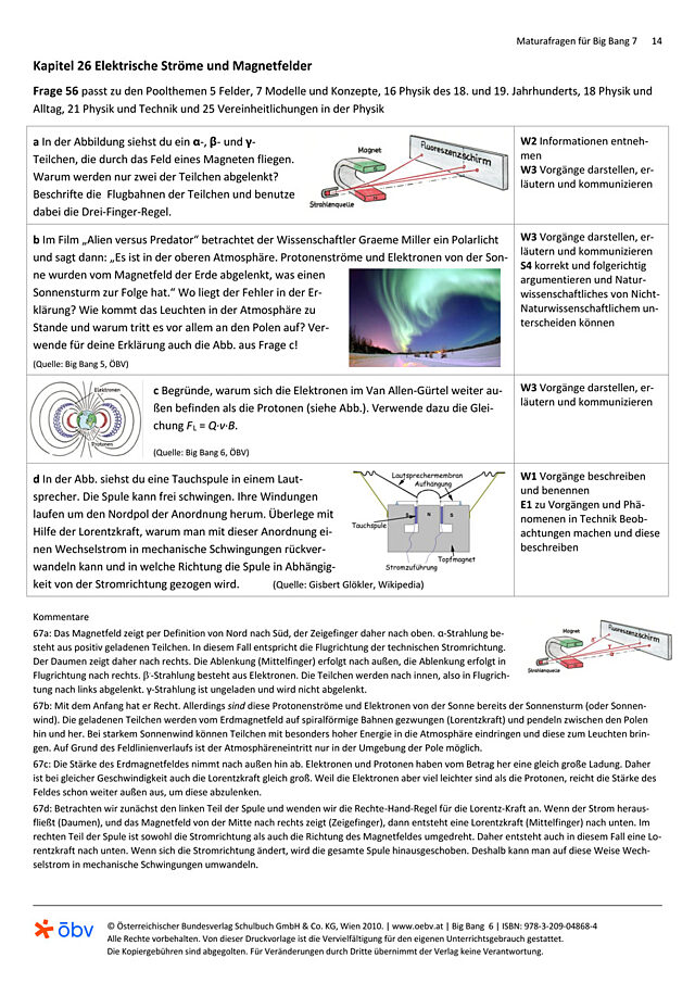 Elektrische Ströme und Magnetfelder
