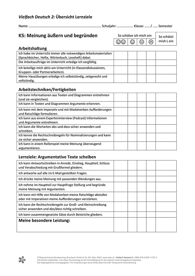 Lernziele Kapitel 5