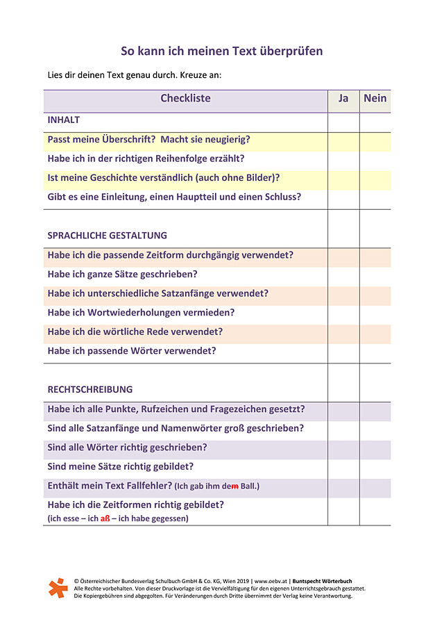 Checkliste