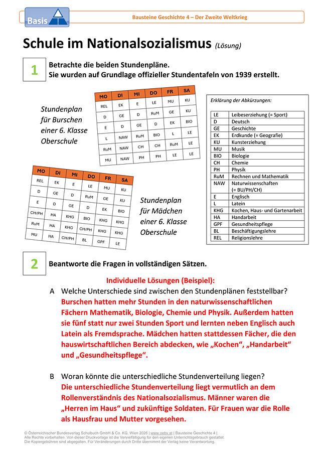 Schule im Nationalsozialismus