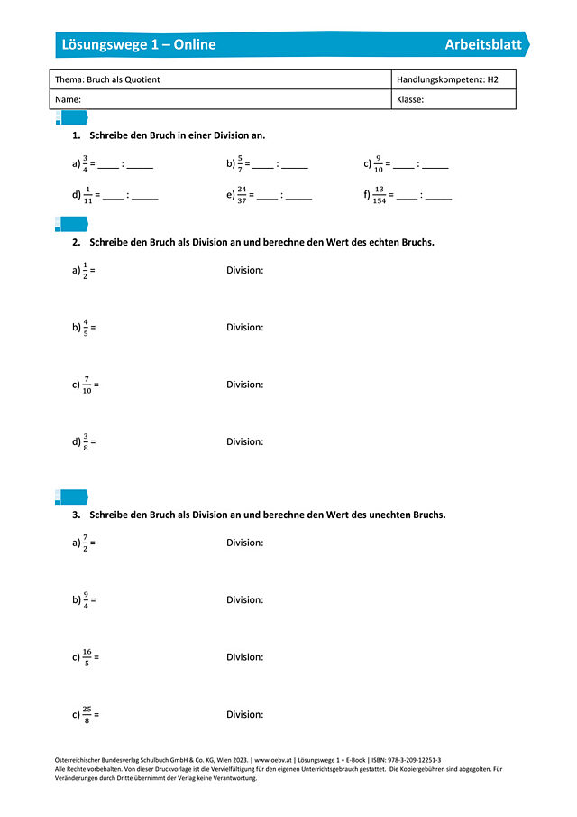Dividieren 1
