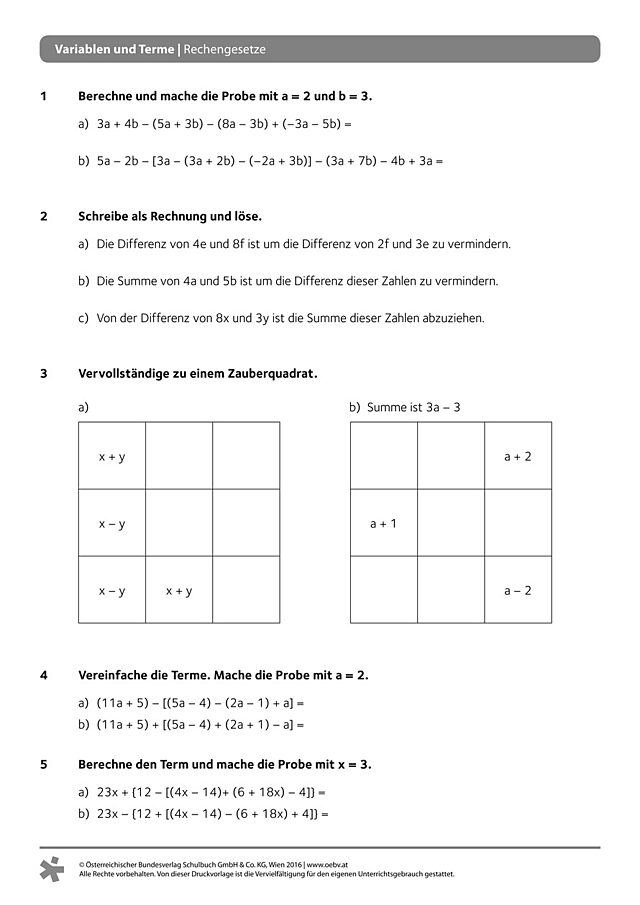 Allgemeines Arbeitsblatt anspruchsvoll