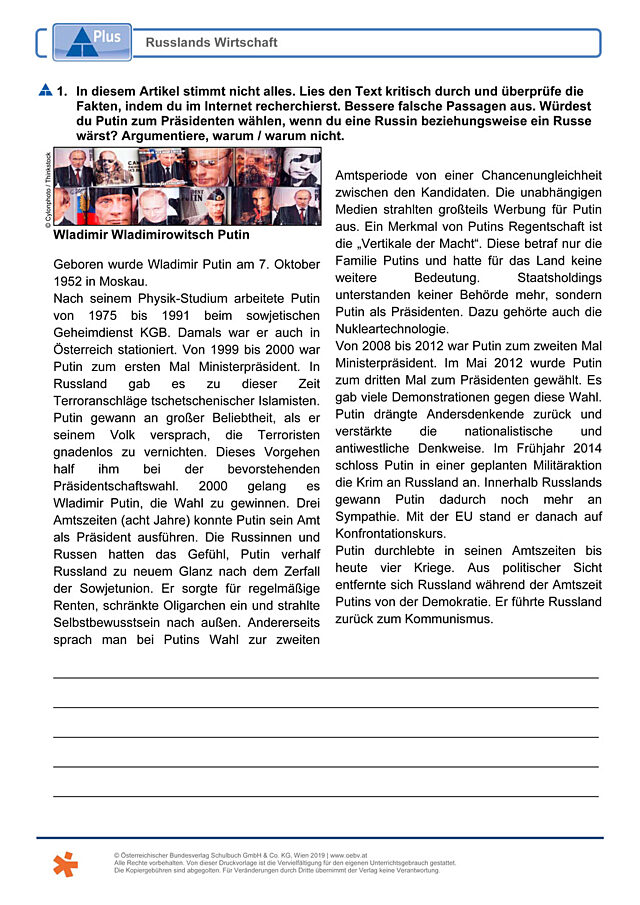 Russlands Wirtschaft