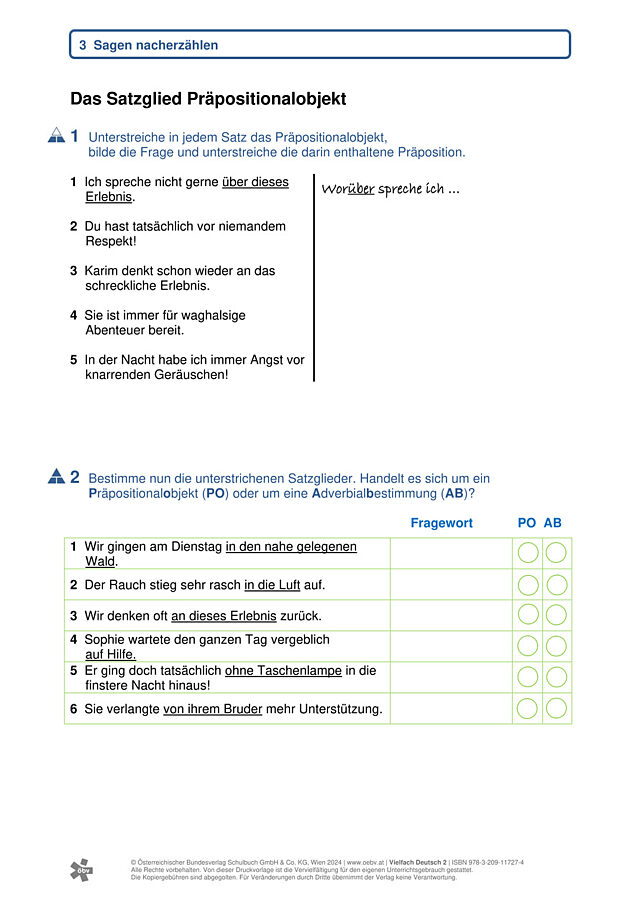 Präpositionalobjekt