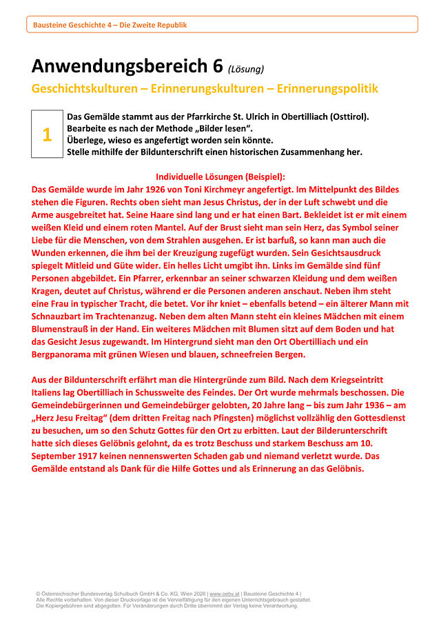Anwendungsbereich 6 - Geschichtskulturen - Erinnerungskulturen - Erinnerungspolitik